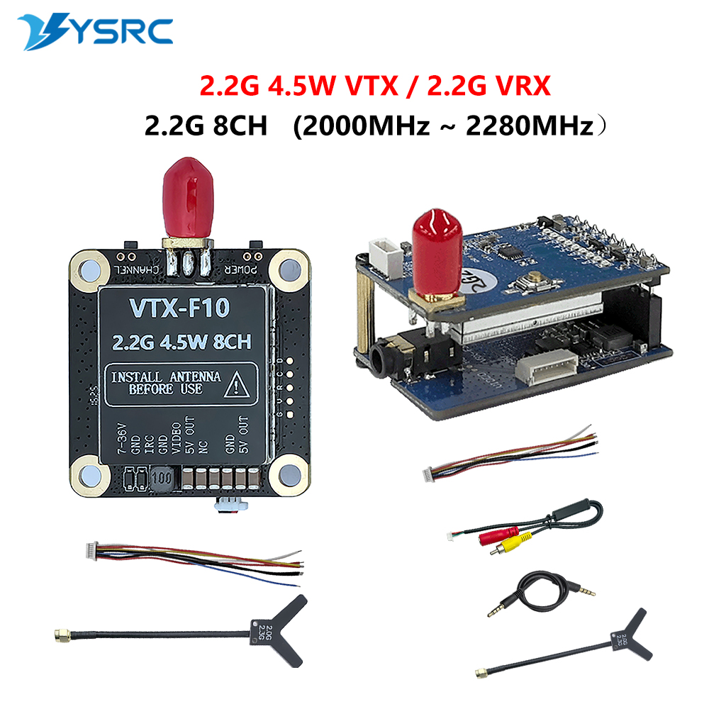 Drone Transmitter - 2.0-2.2G 4.5W VTX 8CH FPV เครื่องส่งสัญญาณวิดีโอ