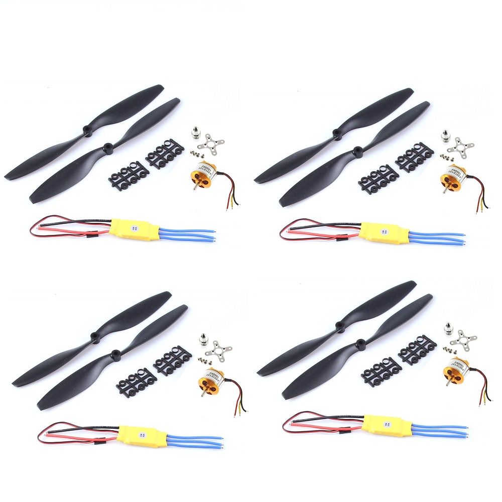Drone Power Distribution Board - 4 เซ็ต/ล็อต A2212 1000KV 1400KV 2200KV