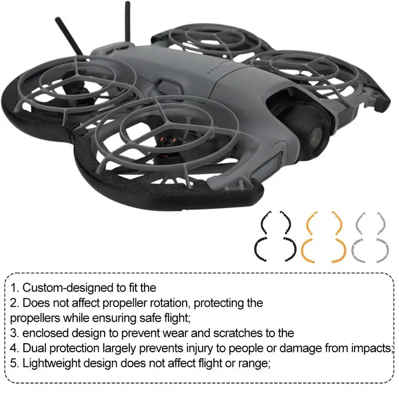 ตัวป้องกันใบพัดสำหรับโดรน DJI  - Drone Propeller Guard บทวิจารณ์และราคา