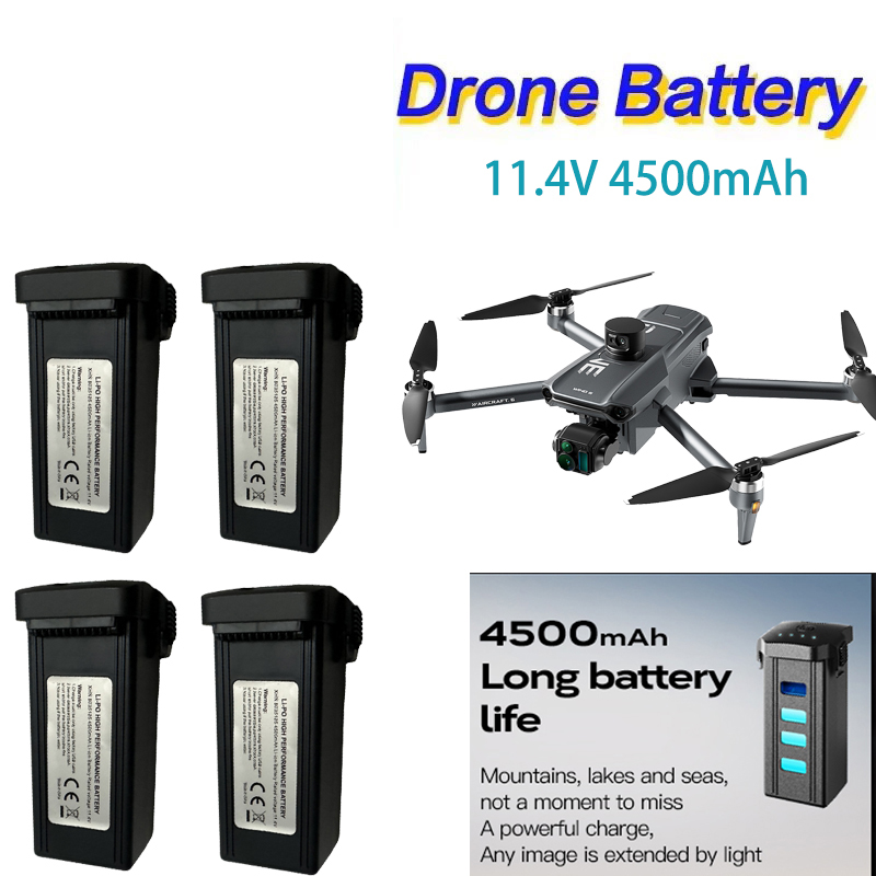 11.4V 4500mAh แบตเตอรี่ Lipo อ - Drone Gps Mount บทวิจารณ์และราคา